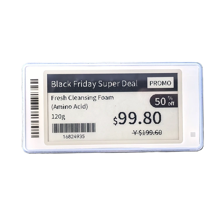 Highlight 2.66 inch ESL pricer tag for low temperature 1