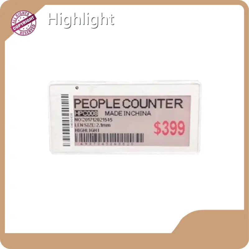 प्राइसर इलेक्ट्रॉनिक शेल्फ लेबल निर्माता 1