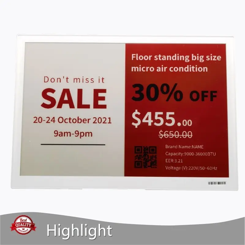 हाइलाइट द्वारा किराना स्टोर शेल्फ़ लेबल 1