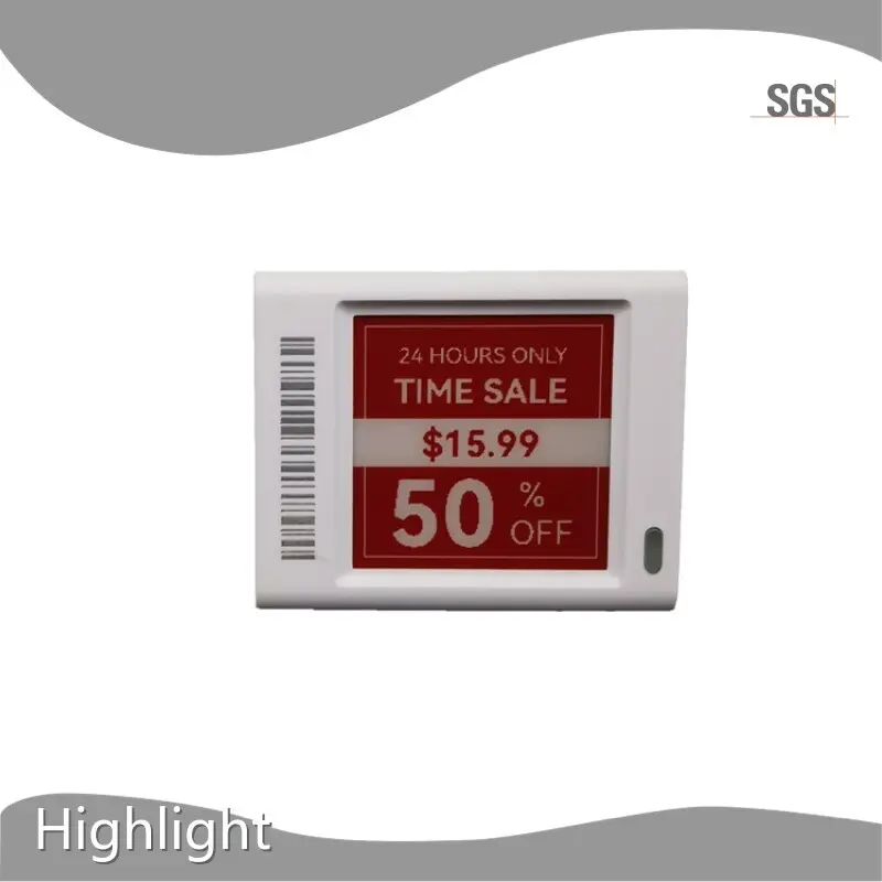 विश्वसनीय इलेक्ट्रॉनिक शेल्फ़ एज लेबल्स इलेक्ट्रॉनिक शेल्फ़ एज लेबल्स कंपनी 1