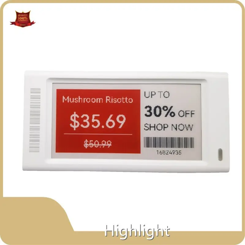 थोक मूल्य निर्धारण इलेक्ट्रॉनिक शेल्फ लेबल निर्माता 1