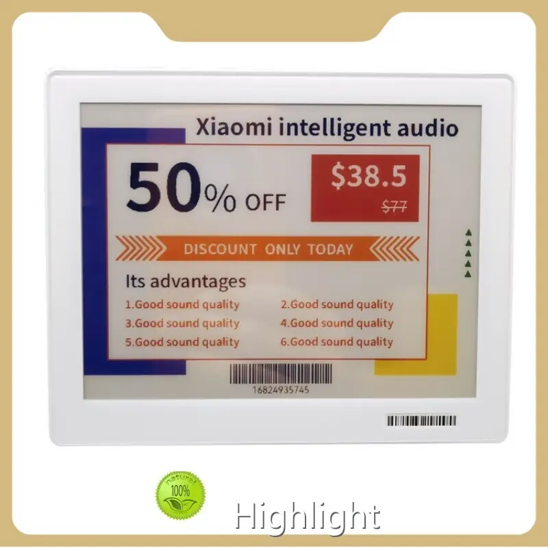 हाइलाइट द्वारा इलेक्ट्रॉनिक शेल्फ़ लेबल कॉफ़ेन-1 1