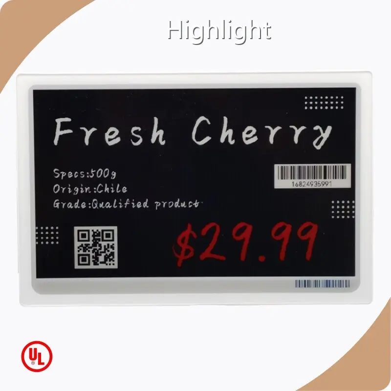 हाइलाइट द्वारा इलेक्ट्रॉनिक शेल्फ लेबल सिस्टम 1