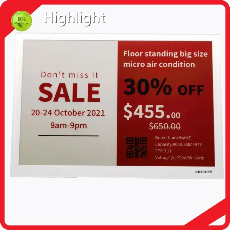 हाइलाइट द्वारा डिजिटल मूल्य टैग आपूर्तिकर्ता 1