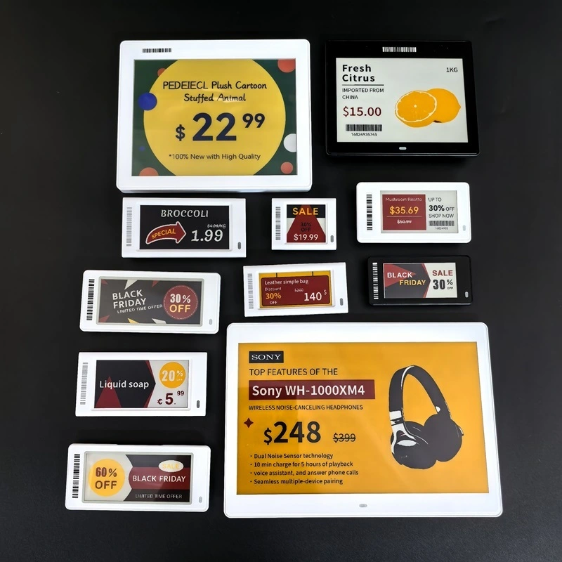 grocery shelf labels