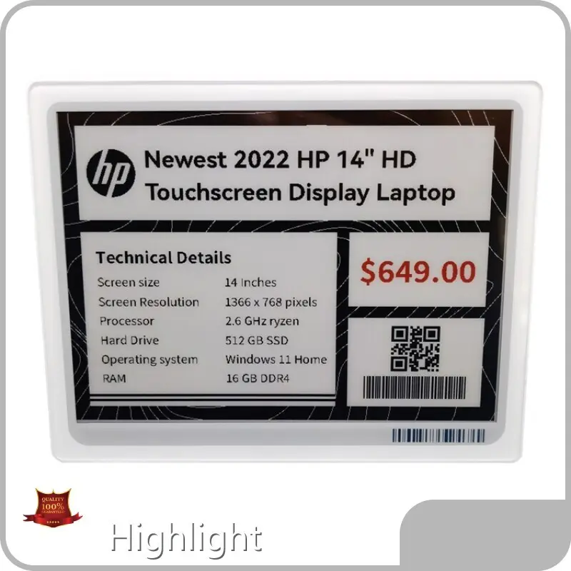 प्राइसर इलेक्ट्रॉनिक शेल्फ़ लेबल - - हाइलाइट-1 1