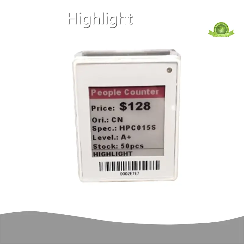 इलेक्ट्रॉनिक शेल्फ लेबल निर्माता कंपनी को हाइलाइट करें 1