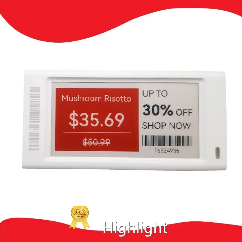 डिजिटल मूल्य टैग आपूर्तिकर्ता आपूर्ति को हाइलाइट करें 1