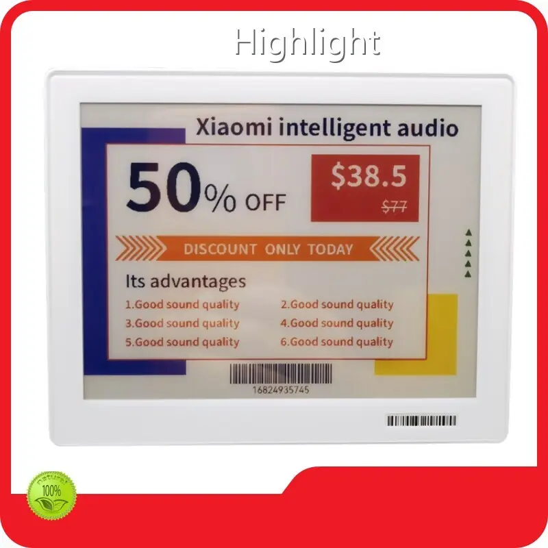 इलेक्ट्रॉनिक शेल्फ़ लेबल - - हाइलाइट करें 1