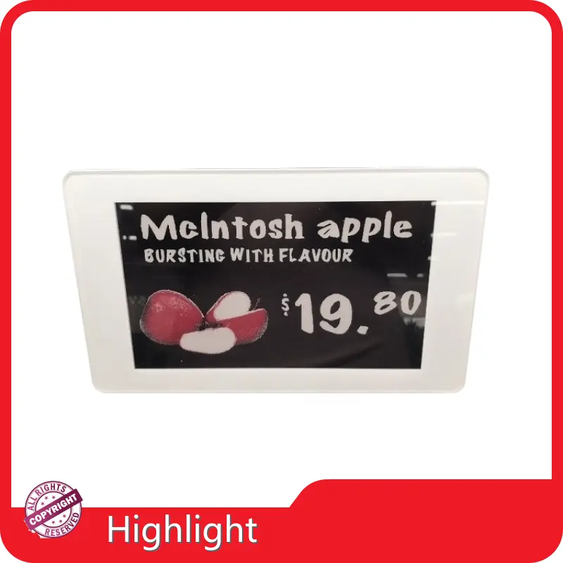 सर्वोत्तम इलेक्ट्रॉनिक शेल्फ़ लेबल मूल्य 1