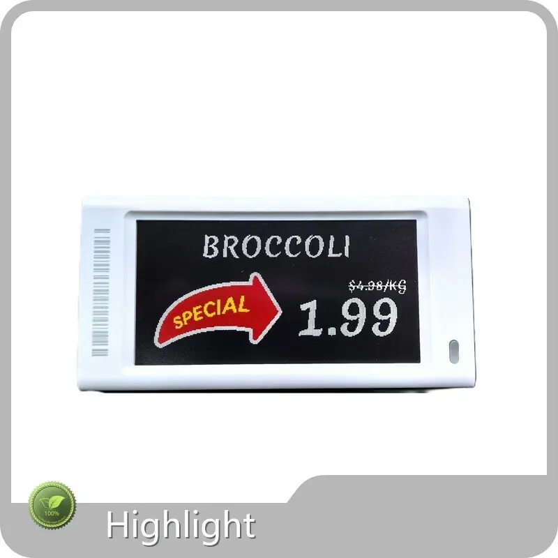 हाइलाइट द्वारा खुदरा इलेक्ट्रॉनिक शेल्फ़ लेबल-5 1