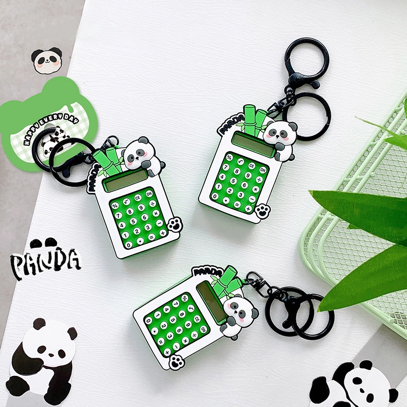 Cuddle Panda Series Panda Computer Bracelet Keychain Accessory Mini Portable Student 1