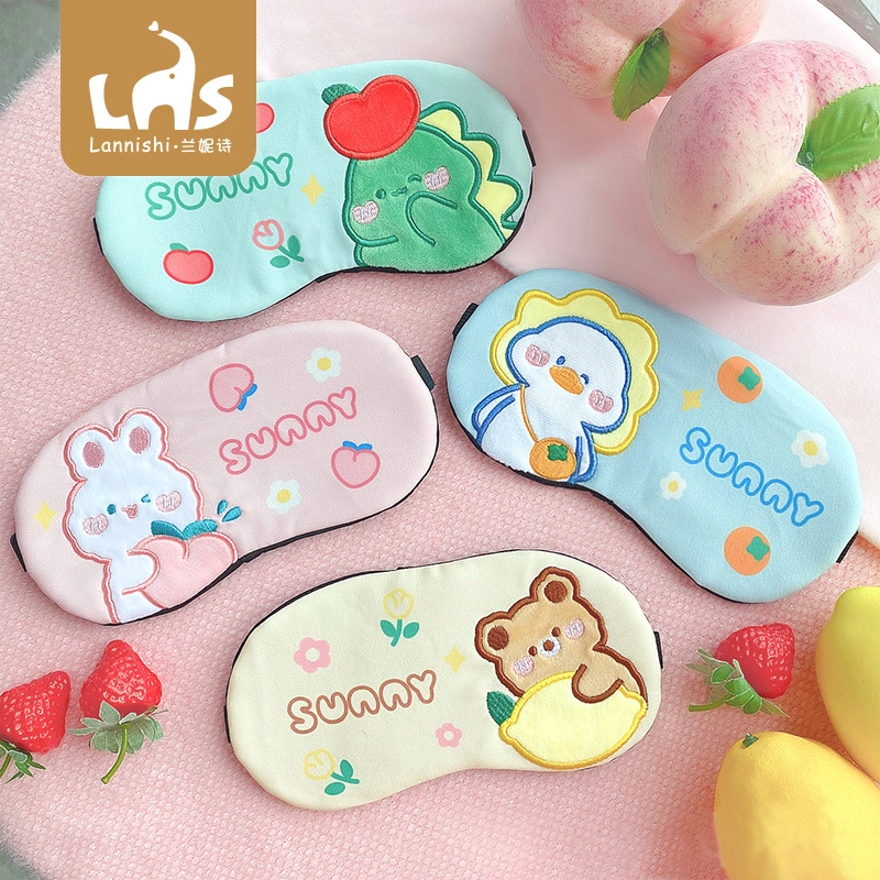 Korean version of the children's adult sleep eye mask PVC ice bag eye mask animal fruit aroma blackout eye masks 1