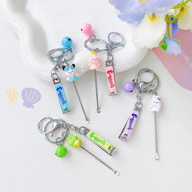 Island Adventure Series Island Daily Nail Clippers Keychain Accessories Pendant Manicure Gadgets RANHONG 1