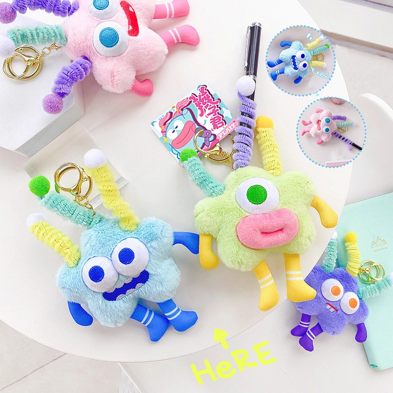 Factory Price Cute Plush Keyring Supplier 3