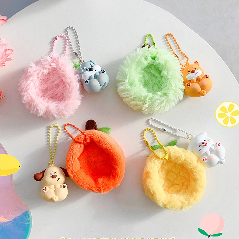 Wrap my little quilt series hand rope buckle repair dog kennel keychain accessories resin hanging RANHONG 1