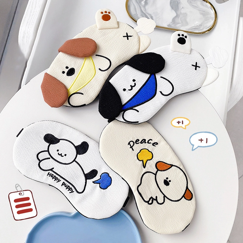 Wholesale small gifts children adult ice bag eye mask fart puppy blackout sleep eye mask RANHONG 1