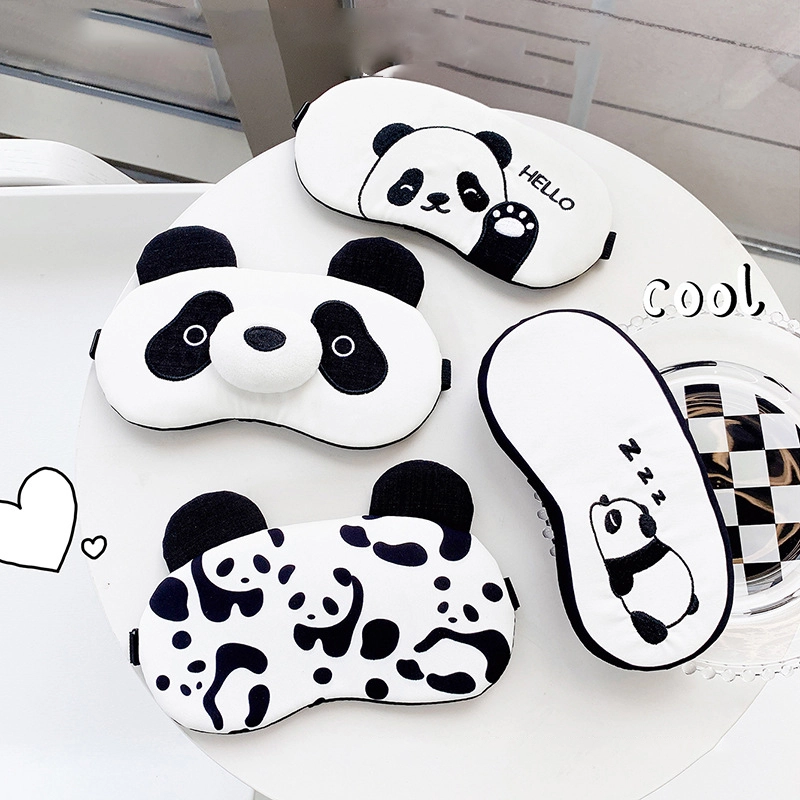 Children adult papa panda series ice bag eye mask chubby blackout sleep eye mask RANHONG 1