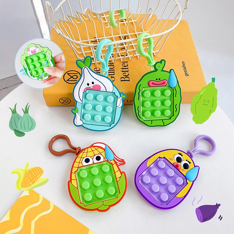 Chestnut Series Keychain - Vegetable Stalker Pincushion 1