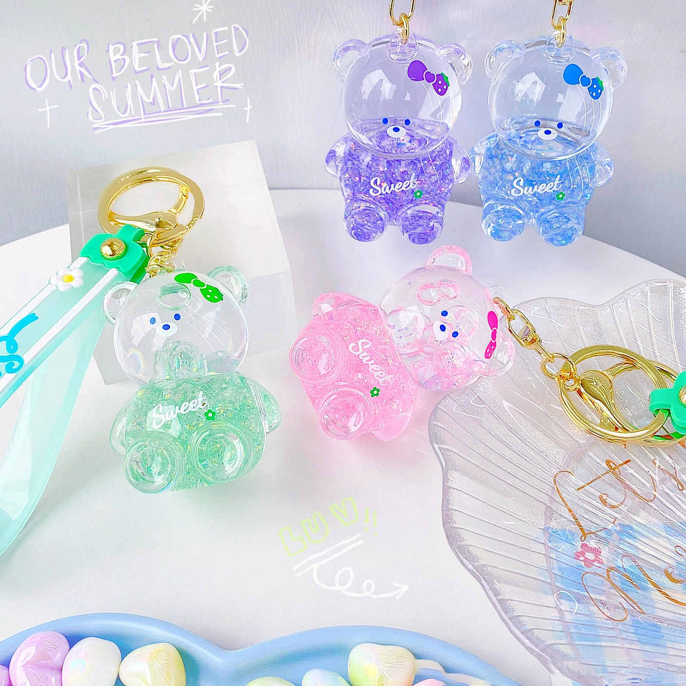 Spring/Summer Cute Series Hand Rope Clasp-Sweet Jelly Bear in Oil 1
