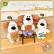 RanHong Fluffy Teddy Bear Keyring Fluffy Teddy Bear Keyringdistributor 1