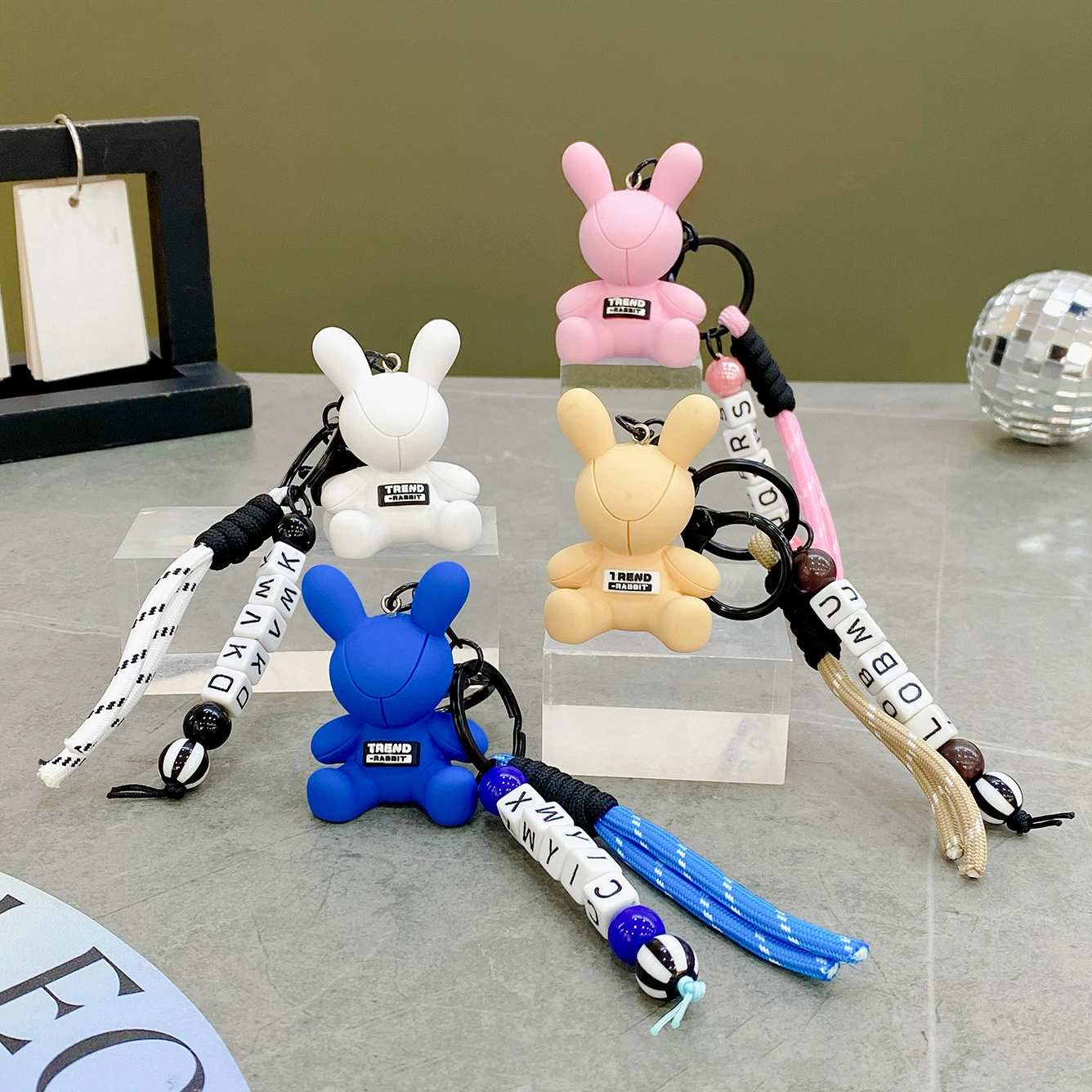 Cool Series Car Keychain Pendant Hand Rope Buckle Rubber Cartoon Shape for Men and Women Bag 1