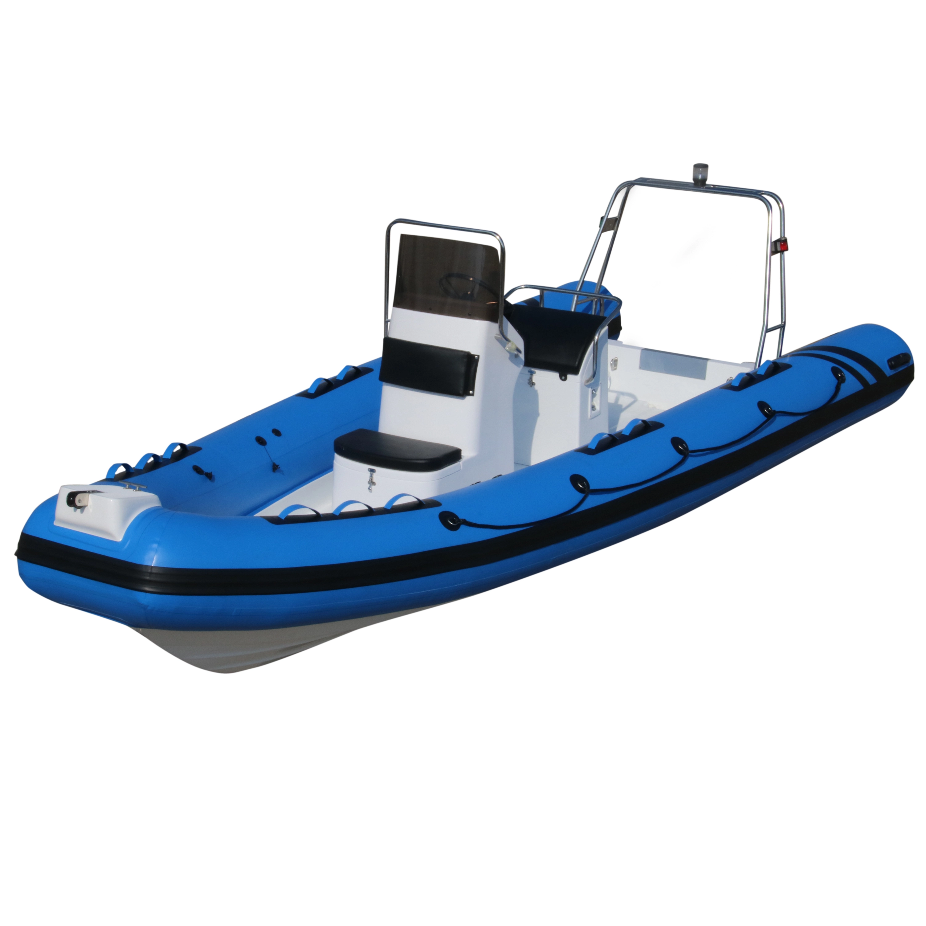 Goethe 5,8 m glasvezelversterkte romp opblaasbare boot | 6-8 Veiligheidscapaciteit door passagierscapaciteit Gescertificeerde rubberboot | Vis-/wateravontuur/Familie Leisure Craft 1