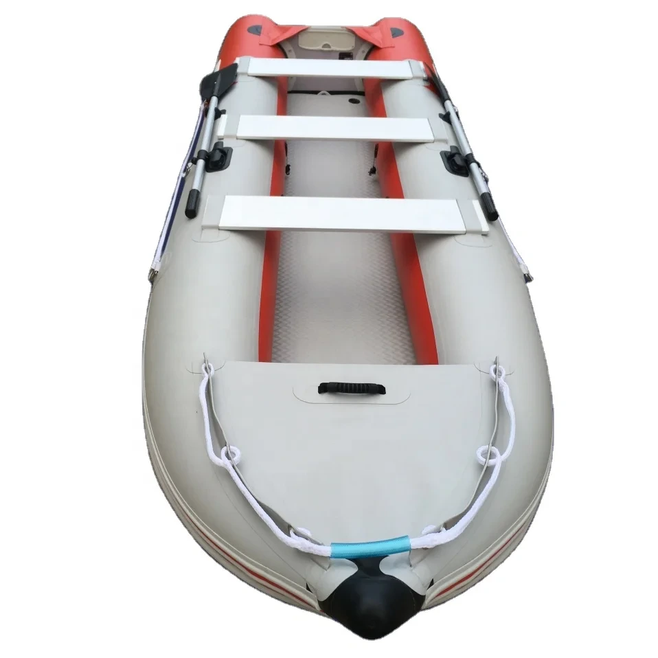 GTK420 15.4ft Goethe PVC aufblasbare Kajaks Person aufblasbare Kajak -Fischereiverkauf Kanu Außenwasser Sport Aluminium Sitzboot 1