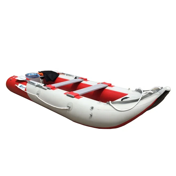 Gtk420 Goethe Inflatable Fishing Rowing Kayak With Aluminum Boat Tent Seat Kayak Fishing Row Jetski Inflatable Boat 1