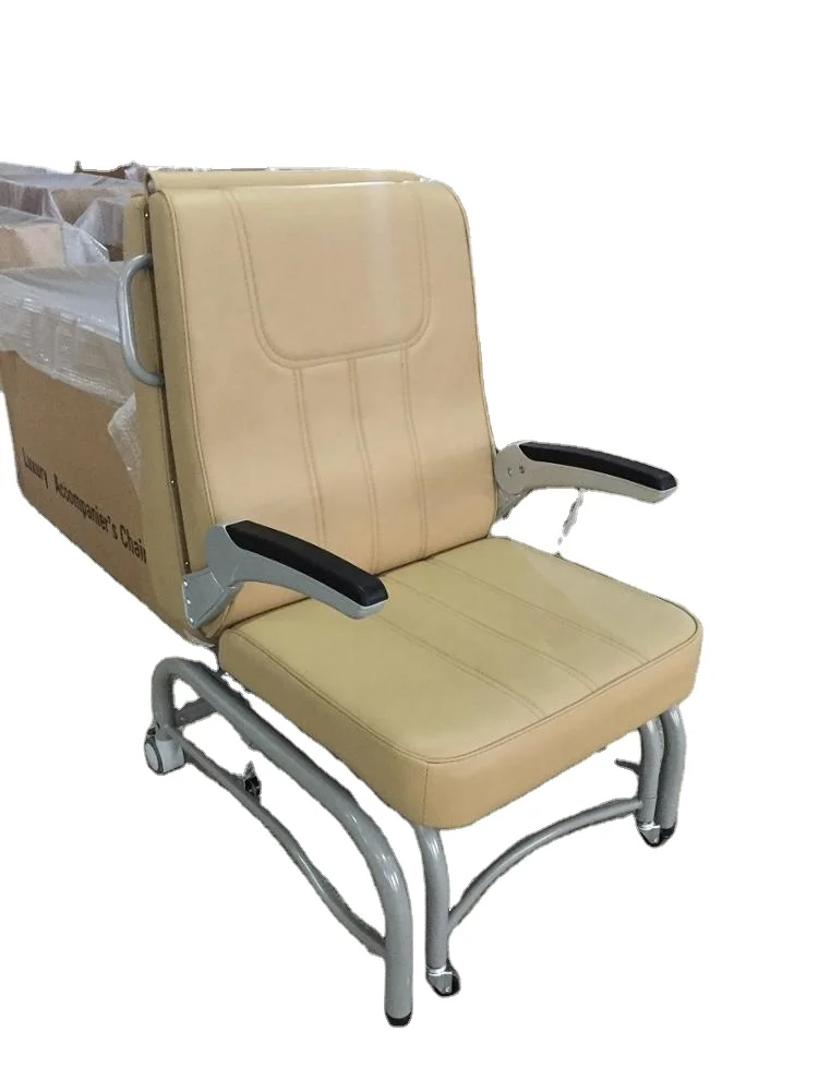 Silla reclinable de acompañamiento médico de hospital de lujo modelo RC-H221 4