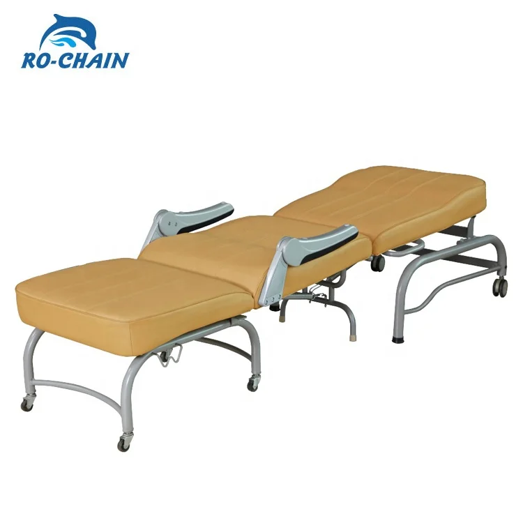 Silla reclinable de acompañamiento médico de hospital de lujo modelo RC-H221 5