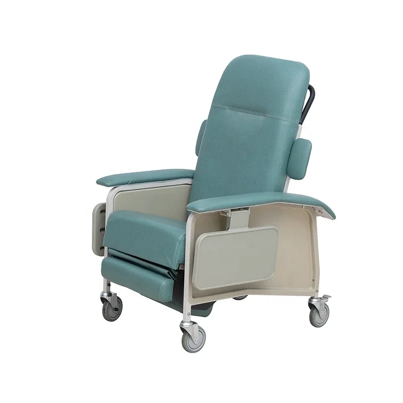 Modelo RC-LR602 Cadeiras reclináveis ​​manuais de alta qualidade para hospital, cadeira de acompanhamento hospitalar 1