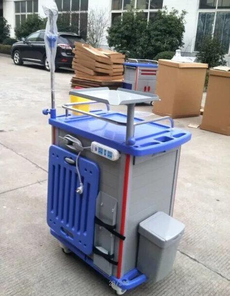 Model RCZA03-A  Hospital Luxuious Crush Cart Ambulance Emergency Stretcher Trolley 6