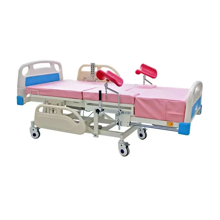 Cama de parto obstétrico hospitalar multifuncional modelo RC-HBGT01 2