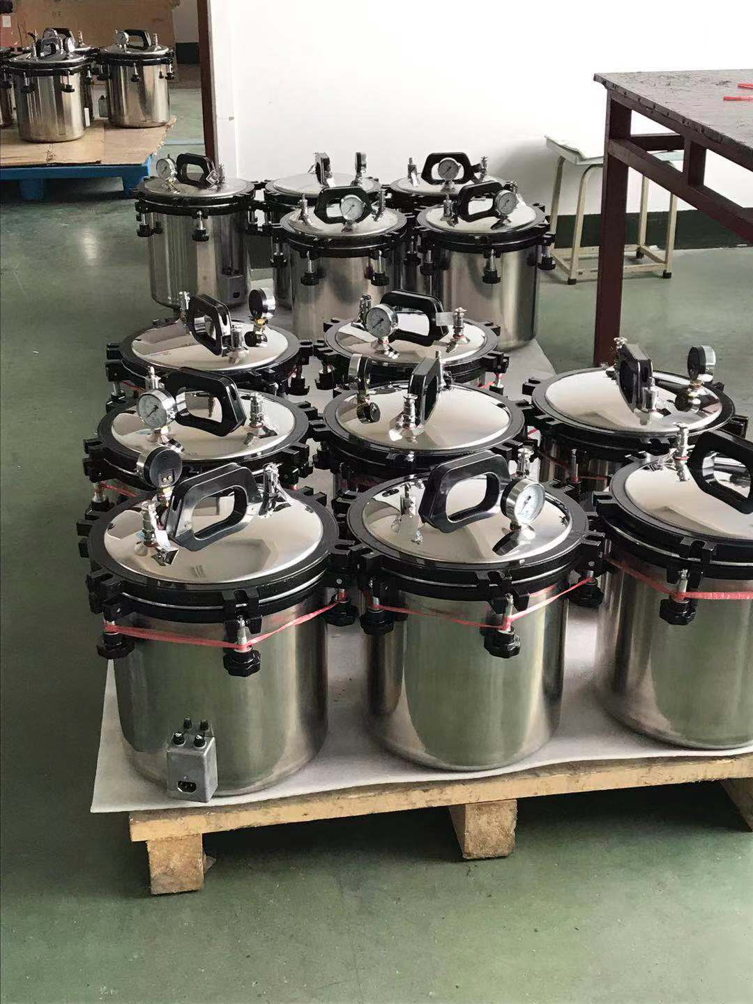 Modelo RC-ASD280C Autoclave portátil con calefacción eléctrica de carbón y gas de 18L 5