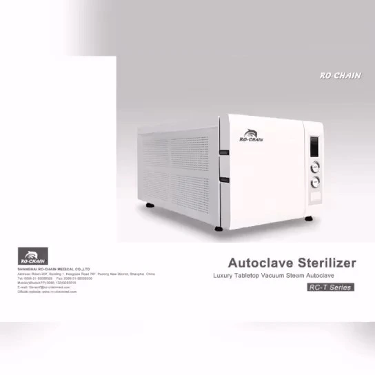 Modelo RC-TAD-23B (novo) Autoclave a vapor de mesa com vácuo de pulso 23L 1