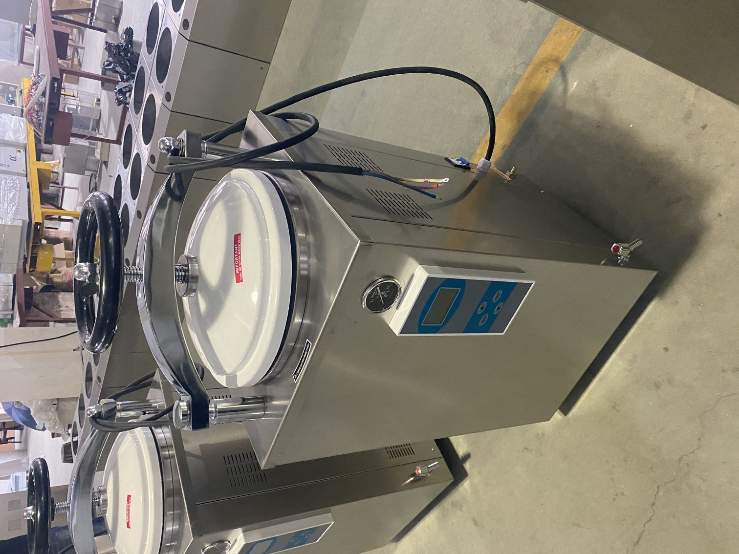 الموديل RC-LD75 الأوتوكلاف العمودي عالي الضغط 4
