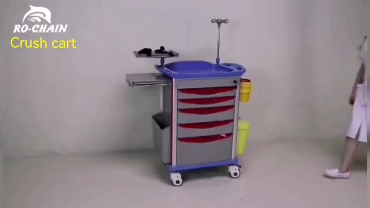 Chariot luxueux de civière d'urgence d'ambulance de chariot d'écrasement d'hôpital modèle RCZA03-A 1