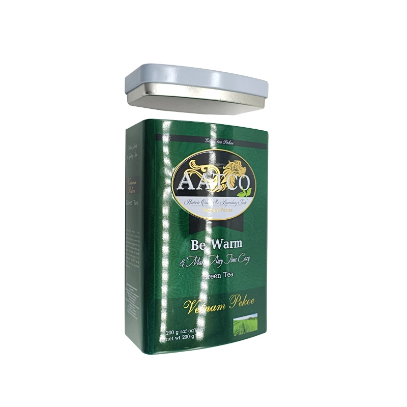 Chumboon package 
 Green/Black tea tin packaging box 1