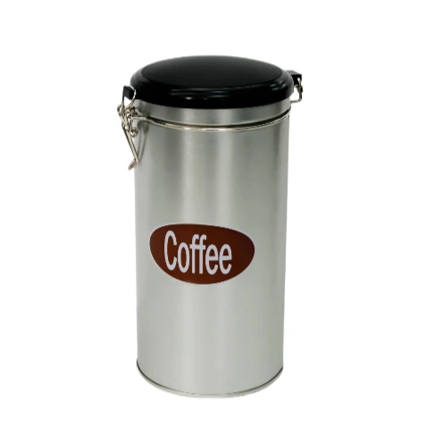 paquete chumboon 
 Contenedor de lata para almacenamiento de granos de café 1