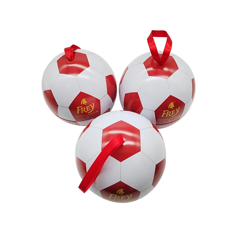 Chumboon package Football shape tin box for snacks 1
