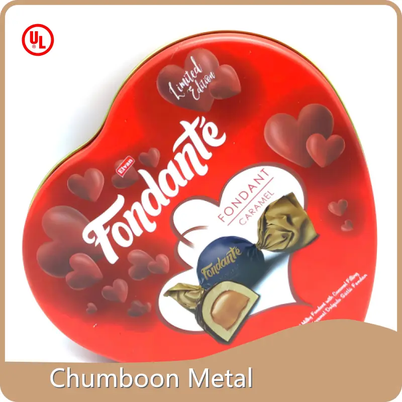 Heart Shaped Tin Container Chumboon - - Chumboon 1