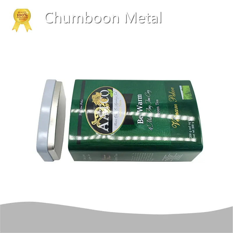 Tea Tin Case Tinplate by Chumboon 1