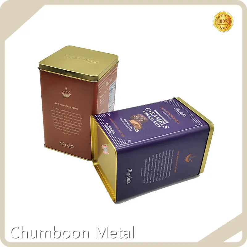Small Rectangular Metal Tins Chumboon - - Chumboon 1