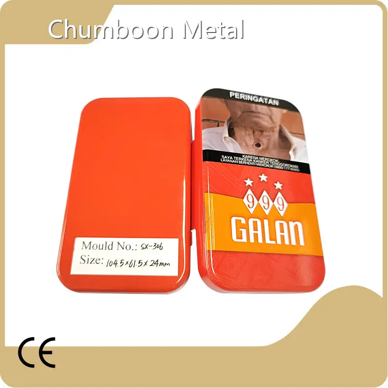 Metal Tin with Hinged Lid 30 Days After Confirming All Designs by Chumboon 1