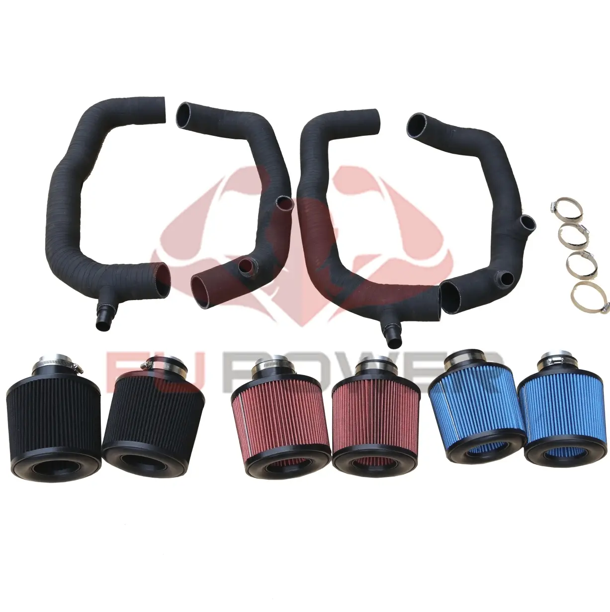 1.75 turbo inlet air inlet intake kit For BMW n54 N55 135i 335i E82 Uprated Air Intake Kits dual filter kit 1