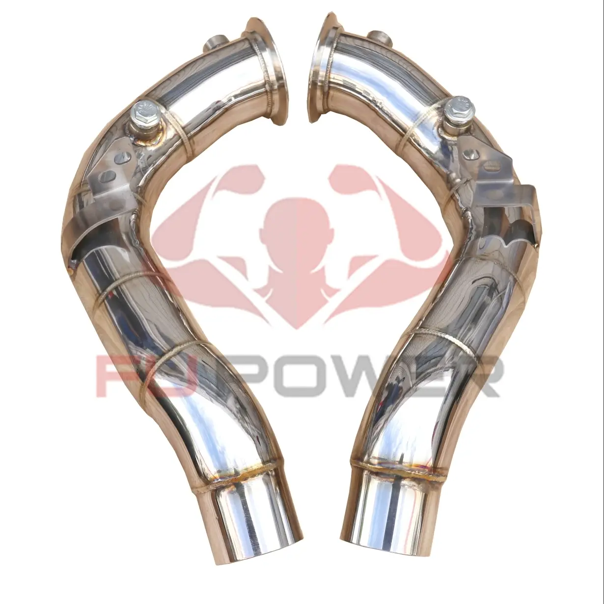 BMW F10 M5 F1X M6 (S63TU 2012-2017) ステンレス鋼縦樋コンボパック 1