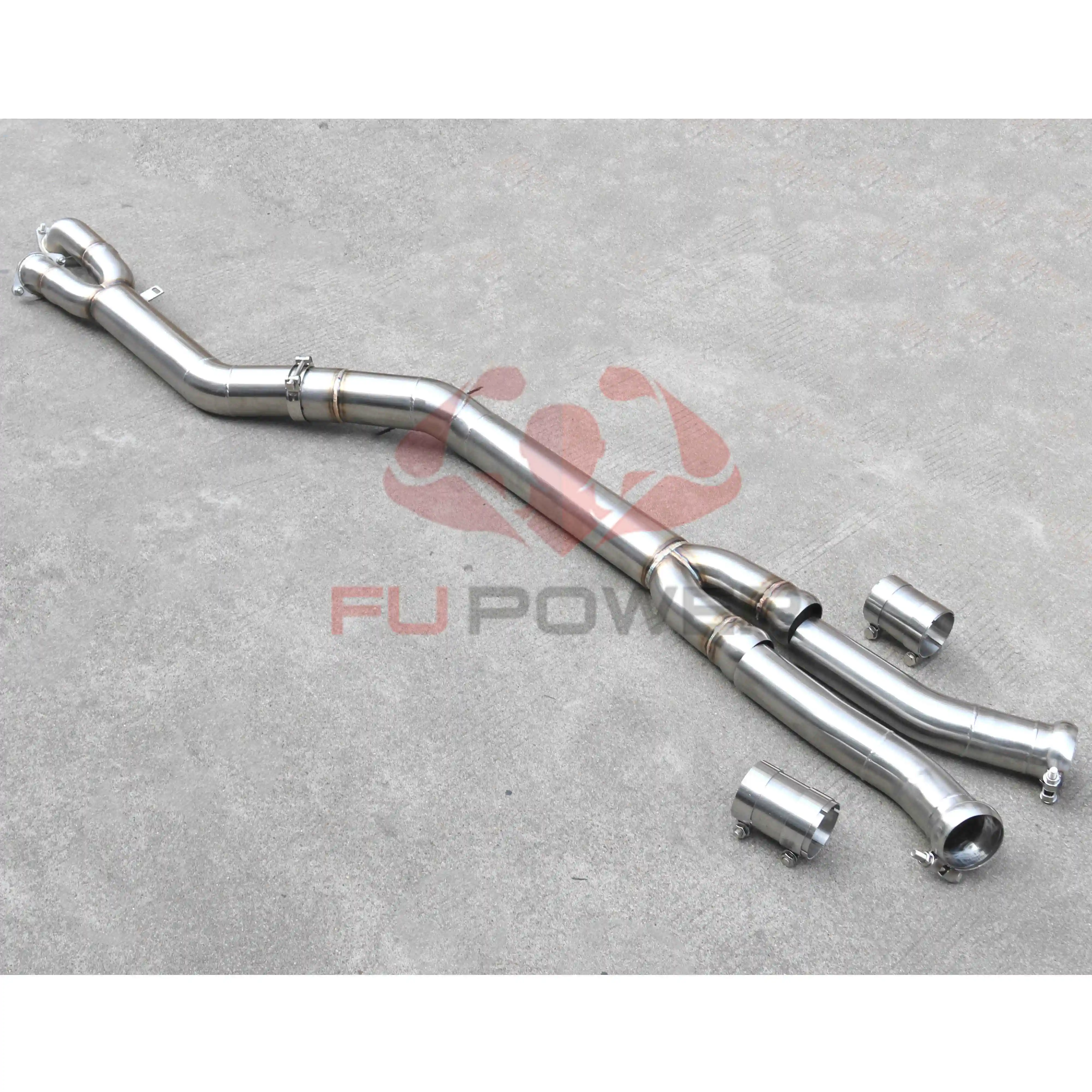 Single Midpipe For BMW G80 G81 G82 G83 M3 M4 S58 Exhaust Downpipe 1