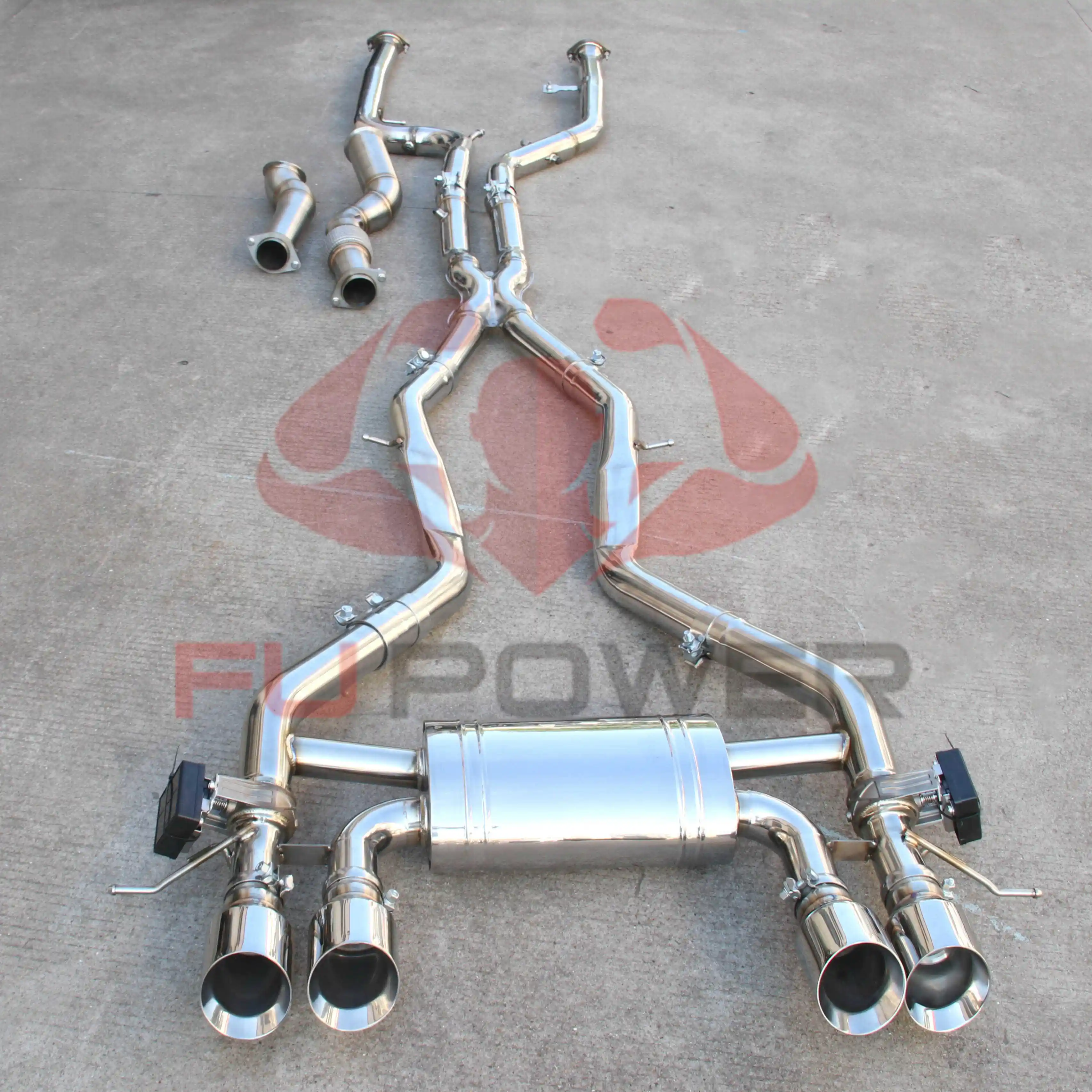 Catback For BMW G80 G81 G82 G83 M3 M4 S58 Exhaust Downpipe 1