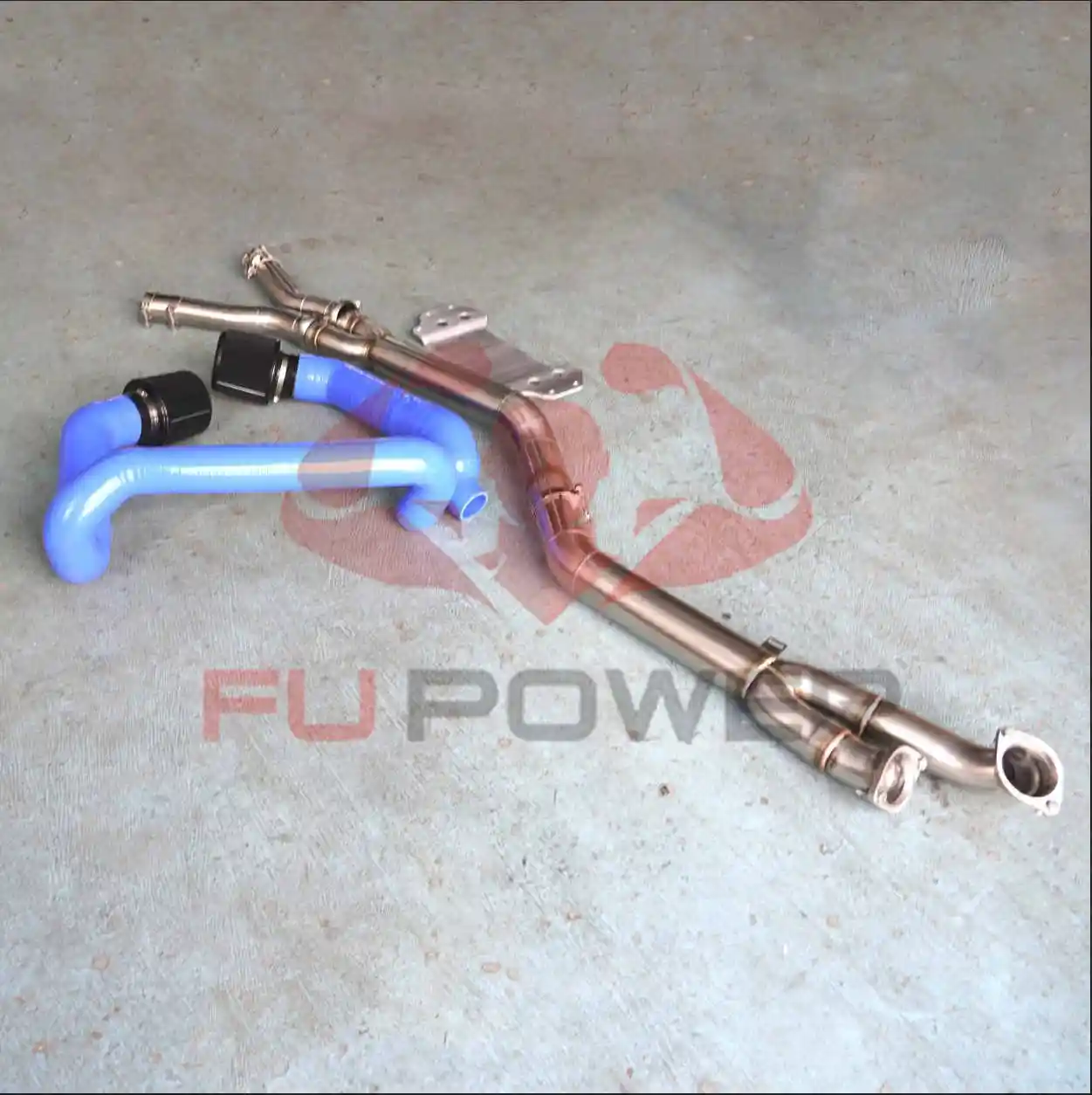 シリコンインテークキット m3 g80 g82 m4 排気システム シングルミッドパイプ (拡張ブレース付き) 1